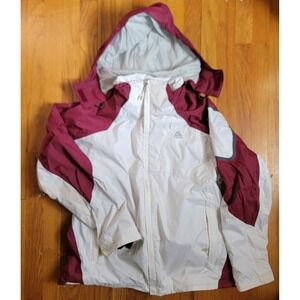 Nike ACG Hooded Double Insulated Maroon Ski Snowboard Layer Jacket Women Large